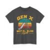 Unisex t-shirt from Twisted Angell with the sarcastic phrase “Gen X Metal Slide Strong” printed on the front.