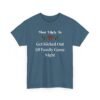 14719228113613134799_2048.jpeg Unisex t-shirt from Twisted Angell with the sarcastic phrase “Most Likely To Get Kicked Out Of Family Game Night” printed on the front.