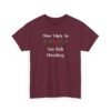 Unisex t-shirt from Twisted Angell with the sarcastic phrase “Most Likely To Say Bah Humbug” printed on the front.