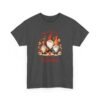 Unisex t-shirt from Twisted Angell with the sarcastic phrase “Thanksgiving With My Gnomies” printed on the front.