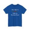 14817003630972361927_2048.jpeg Unisex t-shirt from Twisted Angell with the sarcastic phrase “Most Likely to Wake Up Wearing Tinsel” printed on the front.