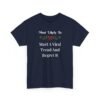 Unisex t-shirt from Twisted Angell with the sarcastic phrase “Most Likely To Start A Viral Trend And Regret It” printed on the front.