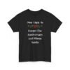 Unisex t-shirt from Twisted Angell with the sarcastic phrase “Most Likely To Forget The Anniversary And Blame Santa” printed on the front.