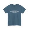 Unisex t-shirt from Twisted Angell with the sarcastic phrase “Note to self: Don't Argue With People That Should Been Swallowed” printed on the front.