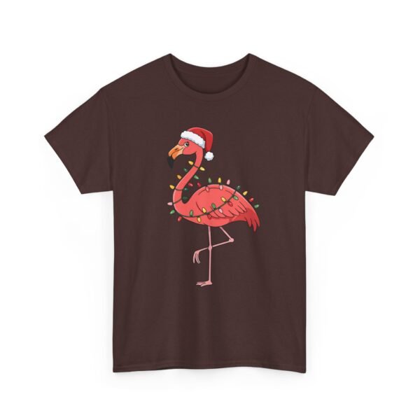 Unisex t-shirt from Twisted Angell with the sarcastic phrase “Festive Flamingo” printed on the front.