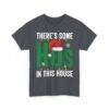 Unisex t-shirt from Twisted Angell with the sarcastic phrase “There's Some Ho's in This House” printed on the front.