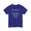 1497915020898411504_2048.jpeg Unisex t-shirt from Twisted Angell with the sarcastic phrase “Most Likely To Forget Whose Gift They Bought” printed on the front.