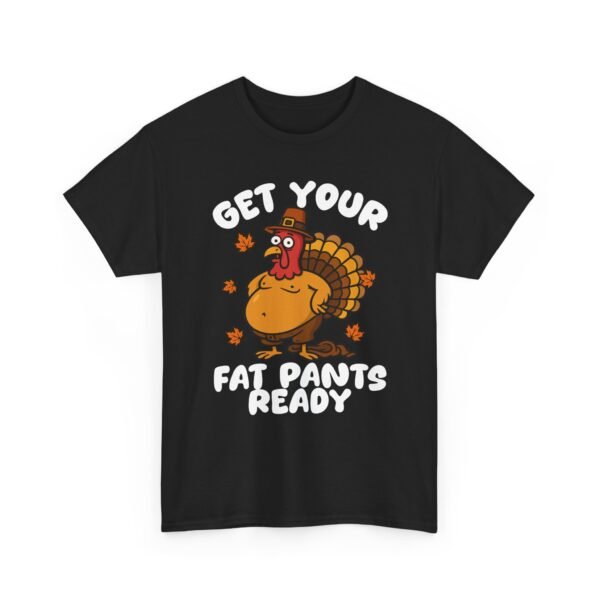 Unisex t-shirt from Twisted Angell with the sarcastic phrase “Get Your Fat Pants Ready” printed on the front.