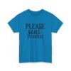 Unisex t-shirt from Twisted Angell with the sarcastic phrase “Please Seat Yourself” printed on the front.