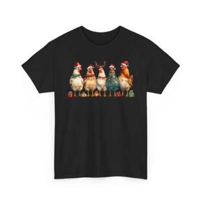 15091257663536499061_2048-1.jpeg Unisex t-shirt from Twisted Angell with the sarcastic phrase “Christmas Chickens” printed on the front.