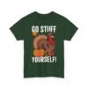 Unisex t-shirt from Twisted Angell with the sarcastic phrase “Go Stuff Yourself” printed on the front.