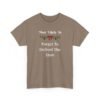 Unisex t-shirt from Twisted Angell with the sarcastic phrase “Most Likely To Forget To Defrost The Ham” printed on the front.