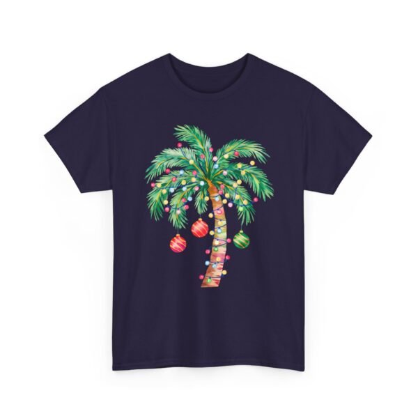 Unisex t-shirt from Twisted Angell with the sarcastic phrase “Tropical Christmas” printed on the front.