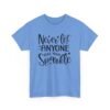 15286164562566926823_2048-1.jpeg Unisex t-shirt from Twisted Angell with the sarcastic phrase “Never Let Anyone Dull Your Sparkle” printed on the front.