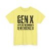 15297038235272735523_2048.jpeg Unisex t-shirt from Twisted Angell with the sarcastic phrase “Gen X: Lots of Memories, No Evidence” printed on the front.