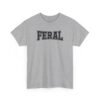 15313279628982644312_2048-1.jpeg Unisex t-shirt from Twisted Angell with the sarcastic phrase “Feral” printed on the front.