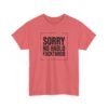 Unisex t-shirt from Twisted Angell with the sarcastic phrase “Sorry No Hablo Fucktardo” printed on the front.