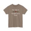 Unisex t-shirt from Twisted Angell with the sarcastic phrase “Most Likely To "Sample" Every Treat” printed on the front.