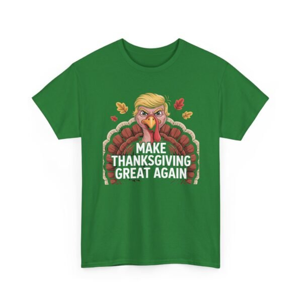 15438592728947814240_2048-1.jpeg Unisex t-shirt from Twisted Angell with the sarcastic phrase “Make Thanksgiving Great Again” printed on the front.