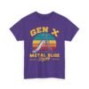 Unisex t-shirt from Twisted Angell with the sarcastic phrase “Gen X Metal Slide Strong” printed on the front.