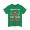 Unisex t-shirt from Twisted Angell with the sarcastic phrase “I'd Rather Be At The Casino” printed on the front.