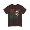 Unisex t-shirt from Twisted Angell with the sarcastic phrase “Dear Santa I Was Good at Being Bad” printed on the front.