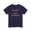 15693406662243291256_2048.jpeg Unisex t-shirt from Twisted Angell with the sarcastic phrase “Most Likely to Wake Up Wearing Tinsel” printed on the front.