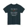 Unisex t-shirt from Twisted Angell with the sarcastic phrase “Most Likely To Have No Idea Where Their Phone Is” printed on the front.