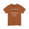 15776773770125086137_2048.jpeg Unisex t-shirt from Twisted Angell with the sarcastic phrase “Most Likely To Forget Whose Gift They Bought” printed on the front.