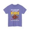 Unisex t-shirt from Twisted Angell with the sarcastic phrase “Let's Eat Kids - Let's Eat, Kids” printed on the front.