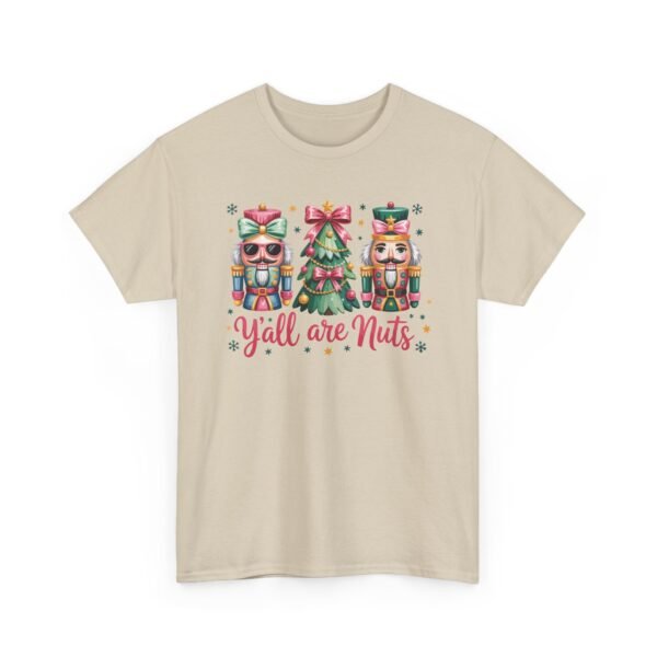 15971910901614782556_2048.jpeg Unisex t-shirt from Twisted Angell with the sarcastic phrase “Y'all are Nuts” printed on the front.