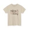 Unisex t-shirt from Twisted Angell with the sarcastic phrase “Caffeine Before Adulting” printed on the front.
