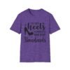 16010951629546346287_2048-1.jpeg Unisex t-shirt from Twisted Angell with the sarcastic phrase “I've Got Heels Higher Than Your Standards” printed on the front.