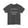 Unisex t-shirt from Twisted Angell with the sarcastic phrase “Most Likely to Drink All The Eggnog” printed on the front.