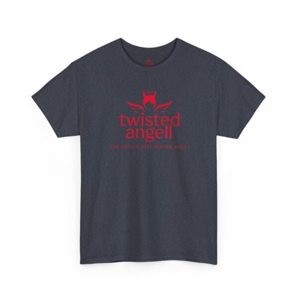 16097665070152524632_2048.jpeg Unisex t-shirt from Twisted Angell with the sarcastic phrase “Twisted Angell - Crimson” printed on the front.