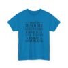 Unisex t-shirt from Twisted Angell with the sarcastic phrase “I Need To Teach My Facial Expressions How To Use Their Inside Voice” printed on the front.