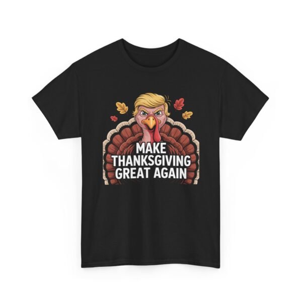 16193762930607453868_2048-2.jpeg Unisex t-shirt from Twisted Angell with the sarcastic phrase “Make Thanksgiving Great Again” printed on the front.