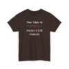 Unisex t-shirt from Twisted Angell with the sarcastic phrase “Most Likely To Forget A Gift Entirely” printed on the front.