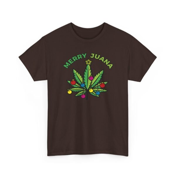 16256530427904368442_2048.jpeg Unisex t-shirt from Twisted Angell with the sarcastic phrase “Merry Juana” printed on the front.