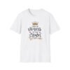 Unisex t-shirt from Twisted Angell with the sarcastic phrase “Chin Up Princess or the Crown Slips” printed on the front.