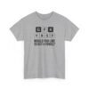 Unisex t-shirt from Twisted Angell with the sarcastic phrase “Would You Like to Buy a Vowel?” printed on the front.