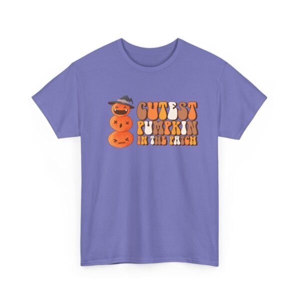 Unisex t-shirt from Twisted Angell with the sarcastic phrase “Cutest Pumpkin in the Patch” printed on the front.
