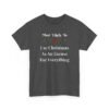 16663525946442719926_2048.jpeg Unisex t-shirt from Twisted Angell with the sarcastic phrase “Most Likely To Use Christmas As An Excuse” printed on the front.