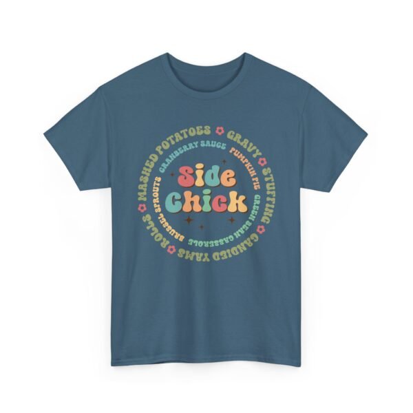 Unisex t-shirt from Twisted Angell with the sarcastic phrase “Side Chick” printed on the front.