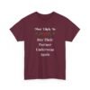 16738868611253237690_2048.jpeg Unisex t-shirt from Twisted Angell with the sarcastic phrase “Most Likely To Buy Their Partner Underwear Again” printed on the front.