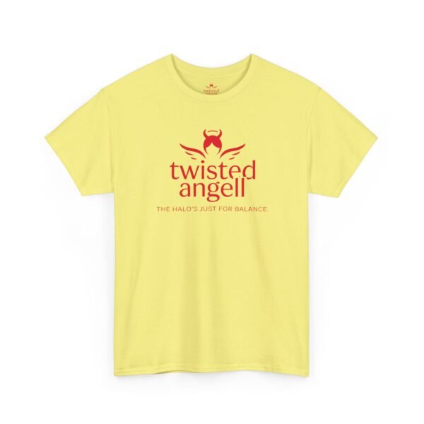 16785610253514387148_2048.jpeg Unisex t-shirt from Twisted Angell with the sarcastic phrase “Twisted Angell - Crimson” printed on the front.