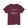 Unisex t-shirt from Twisted Angell with the sarcastic phrase “Most Likely To "Forget" To Invite The In-Laws” printed on the front.
