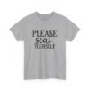 Unisex t-shirt from Twisted Angell with the sarcastic phrase “Please Seat Yourself” printed on the front.