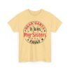 Unisex t-shirt from Twisted Angell with the sarcastic phrase “Dear Santa, It Was My Sisters Fault” printed on the front.