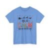 Unisex t-shirt from Twisted Angell with the sarcastic phrase “All is Calm Said No Teacher Ever” printed on the front.